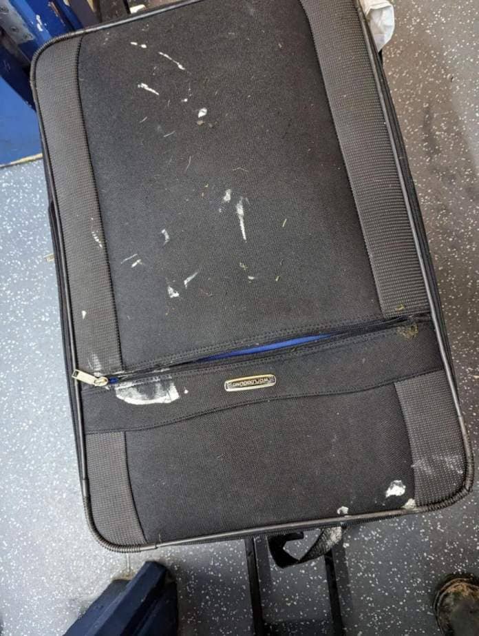The Bolton News: The suitcase Rita was found in