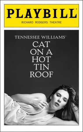 Cat on a Hot Tin Roof Playbill - Opening Night
