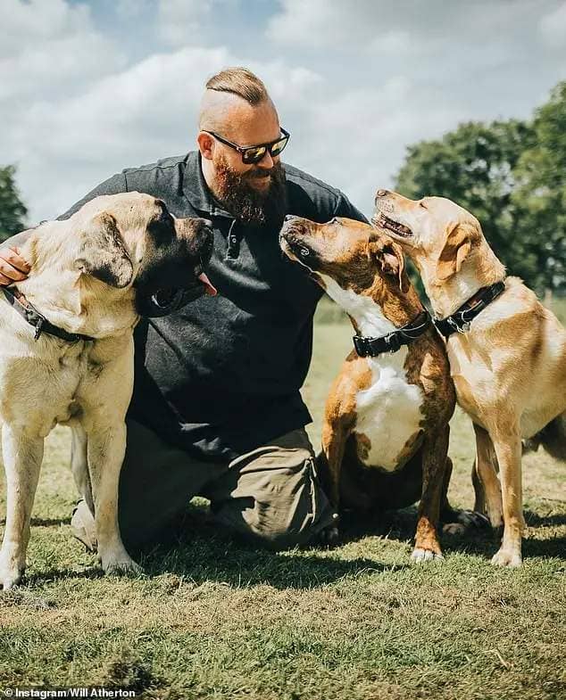 Canine behaviourist Will Atherton  (pictured) has named the three dog breeds he would never own himself
