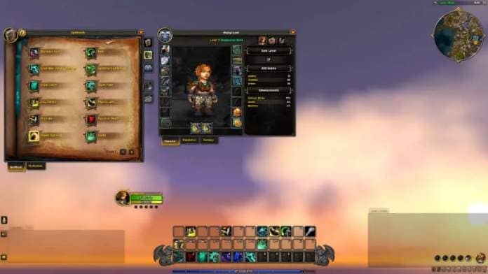 World of Warcraft UI Addons Default