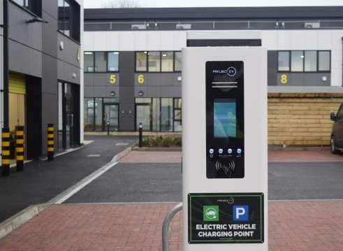 EV charging points will be available