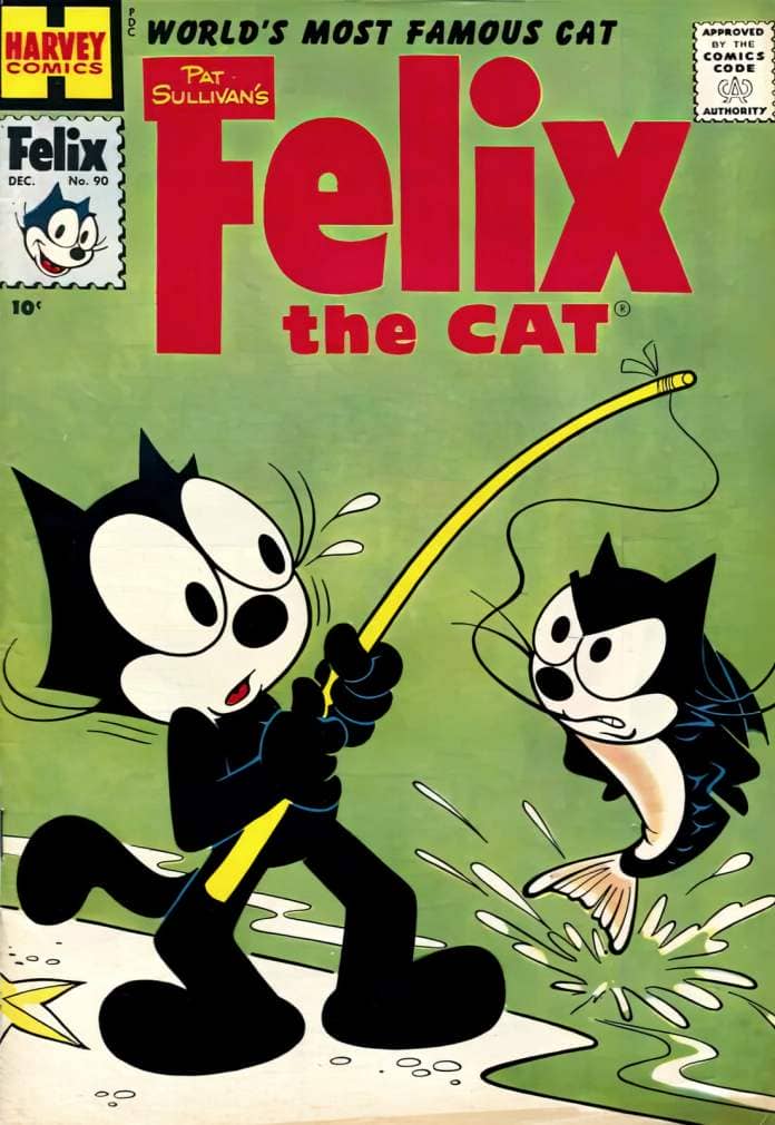 Felix the Cat - Vintage comic book - Fishing