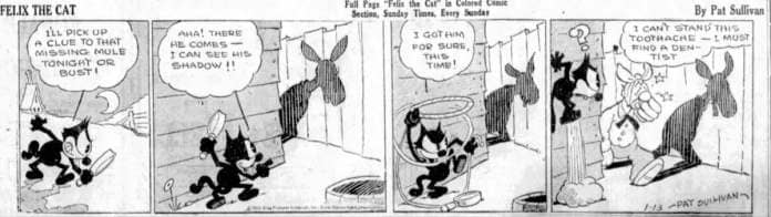 Felix the Cat comic strip from 1932