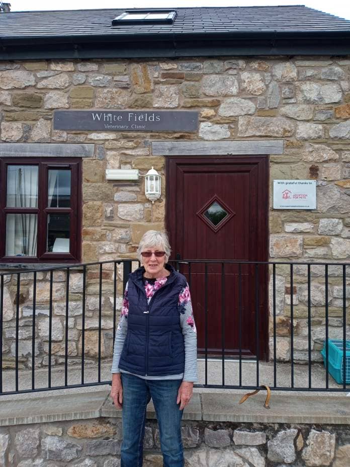 NCAR founder Anne Owen outside the sites veterinary clinic.