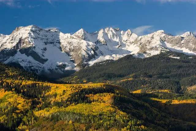 &lt;p&gt;Getty Images&lt;/p&gt; Snow covered mountains in Colorado