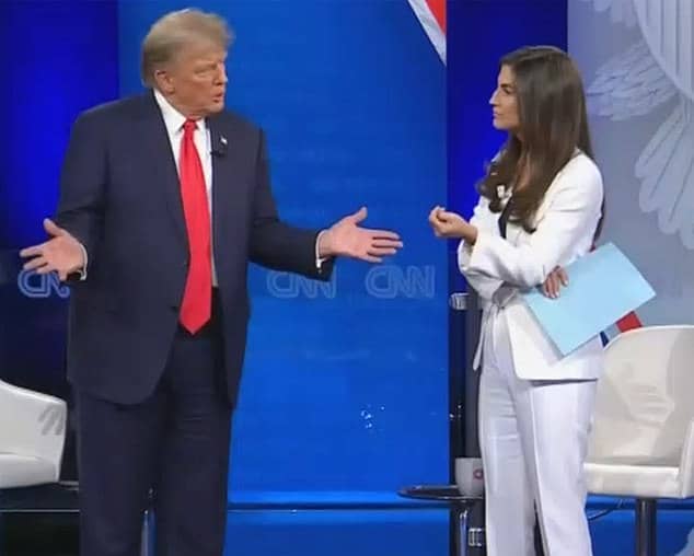 Trump tells Kaitlan Collins he will protect the 2nd Amendment if he's reelected - and would do 'numerous things' to address mass shootings