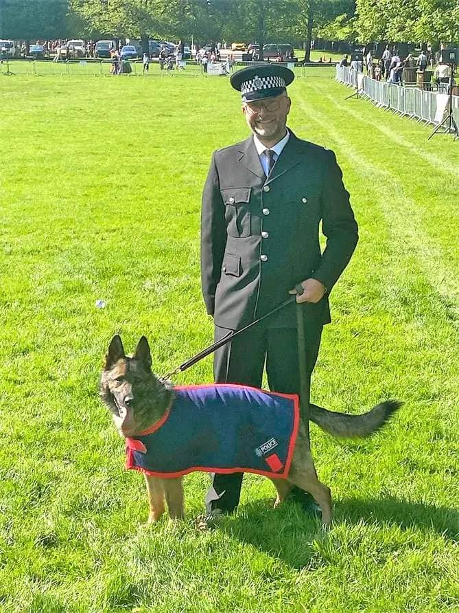 PC Pete Flinn and PD Belle became champions at the National Police Dog Trials.