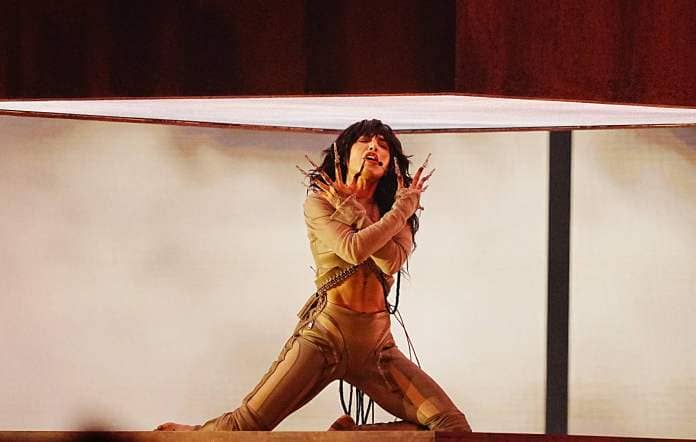 Sweden entrant Loreen performing in the grand final for the Eurovision Song Contest - CREDIT: Getty