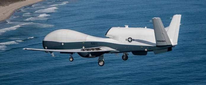 A US Navy MQ-4C Triton drone. <em>USN</em>