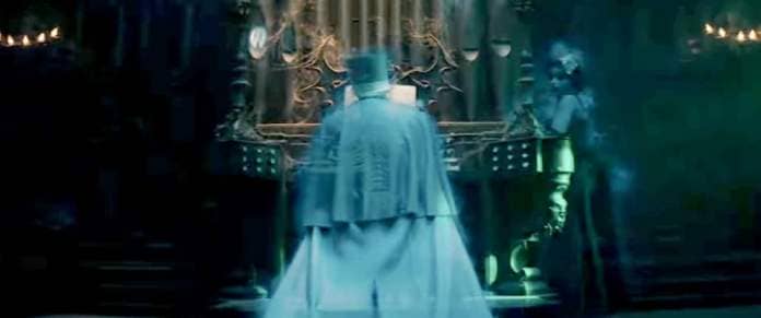 a ghost plays an organ in a scene from the haunted mansion, a good housekeeping pick for best kids&#39; movie 2023