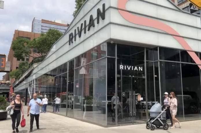 Rivian Spaces retail principle in New York City&#39;s Meatpacking District