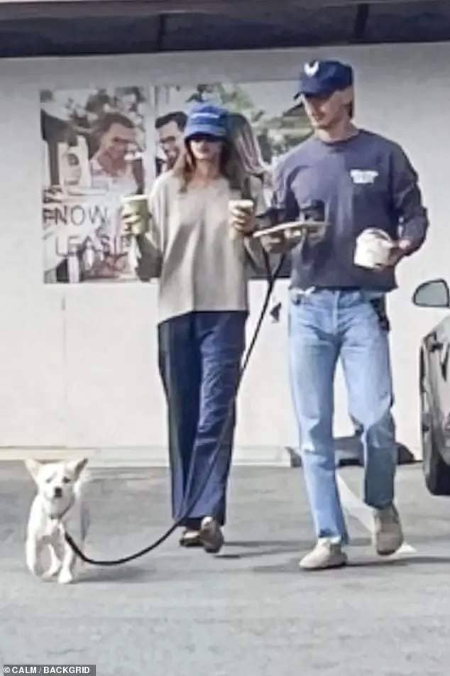 Breakfast run: Austin Butler and Kaia Gerber were accompanied by Gerber's dog Milo as they were seen grabbing breakfast together in Malibu on Sunday morning