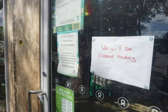 Bournemouth Echo: Shops had to be closed for the day as staff cleaned up and spoke to police