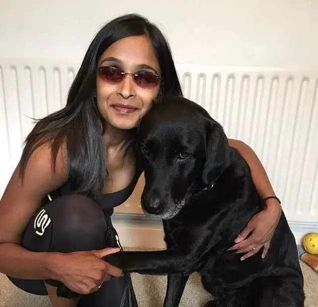 Jaina, 39, from Leicester, almost died aged 17 following a severe reaction to penicillin. The A-level student was in a coma for 10 days, then left completely blind. But ten years later she was partnered with guide dog Laura