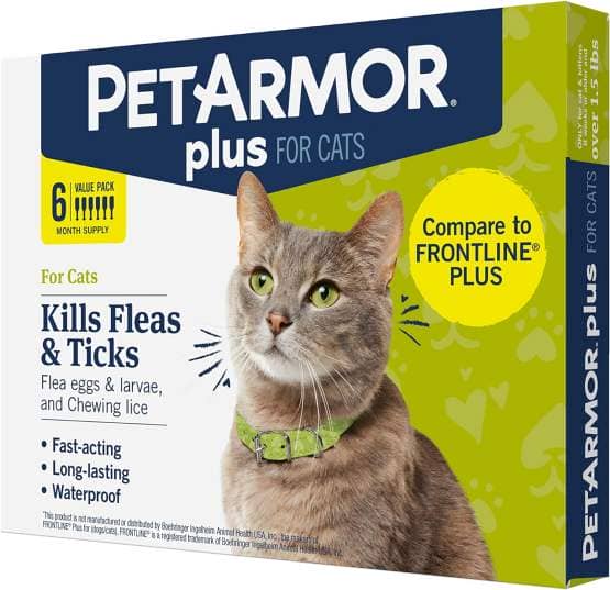 PetArmor Plus for Cats Flea and Tick Prevention