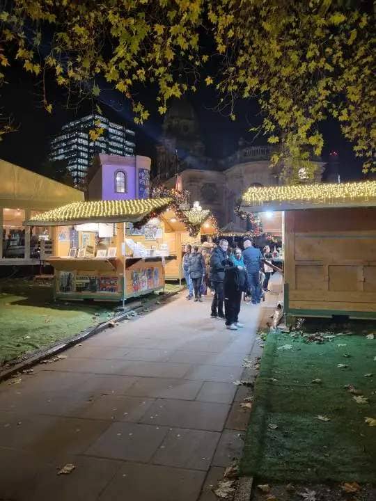 Birmingham gets into the festive spirit as the Cathedral Square Christmas market opens