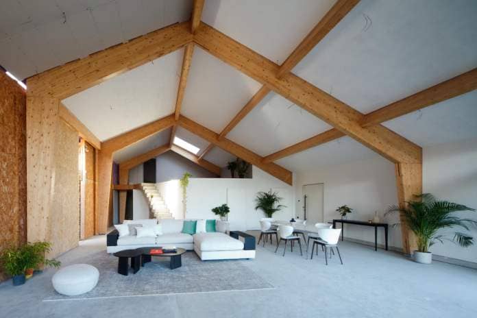 Grand Designs: The living room space in their North Cotswolds home  (Channel 4)