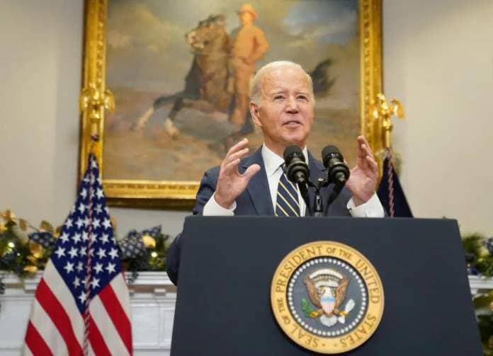 President Biden urged Congress to cross supplemental funding ‘before the holiday' (REUTERS)