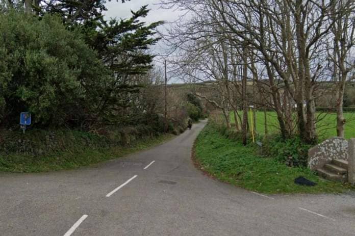 The entrance to Garro Lane in Mullion, where a strip of land has been given 'common' rights <i>(Image: Google Street View)</i>