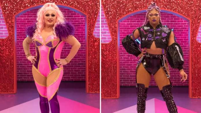 Kitten Kaboodle and Aimee Yonce Shennel on Canada's Drag Race Season 4, on Crave