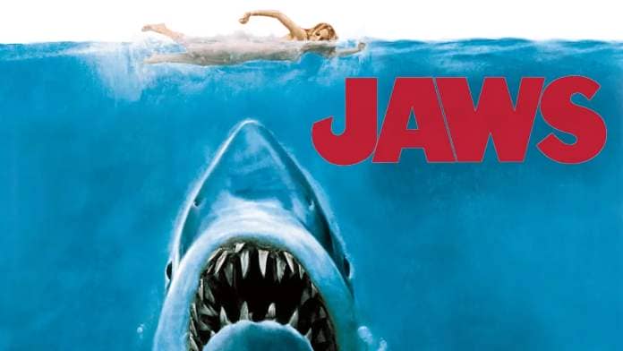 Steven Spielberg's Jaws movie poster