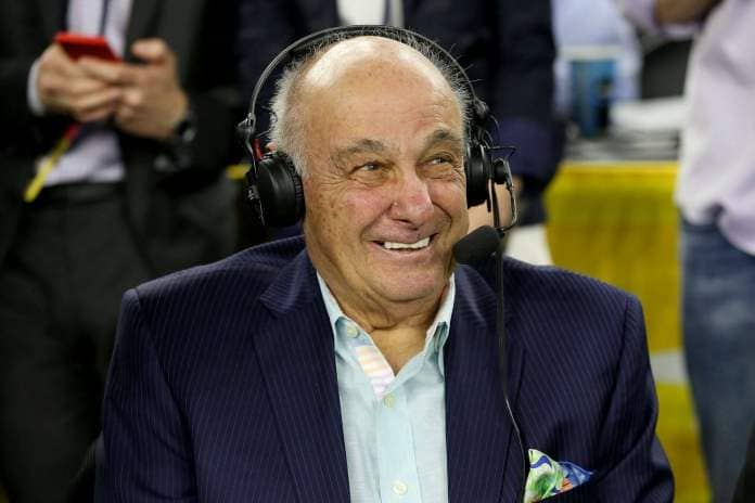 Shown here in 2016, former Villanova coach Rollie Massimino won one of the most-watched games ever in the 1985 NCAA title game.