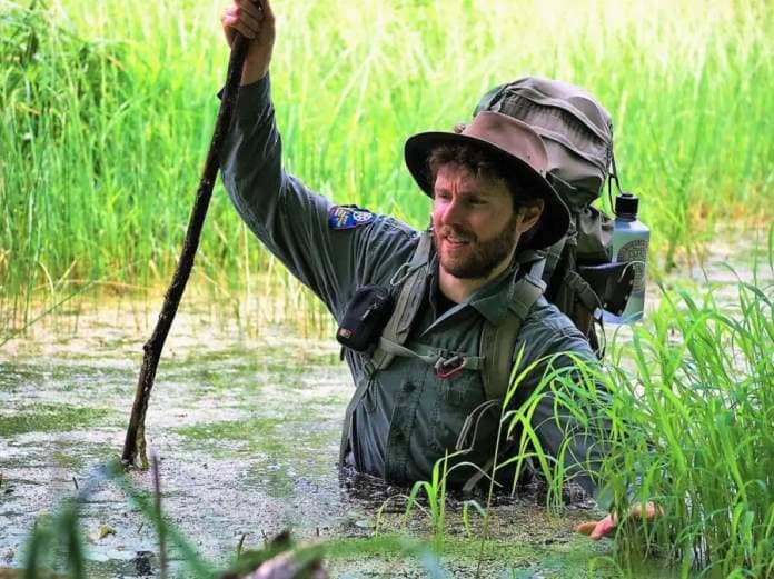 <who> Photo credit: Adam Shoalts </who> “Professional adventurer” Adam Shoalts has immersed himself in a years-long quest to photograph Canada’s 33 native snake species in the wild.