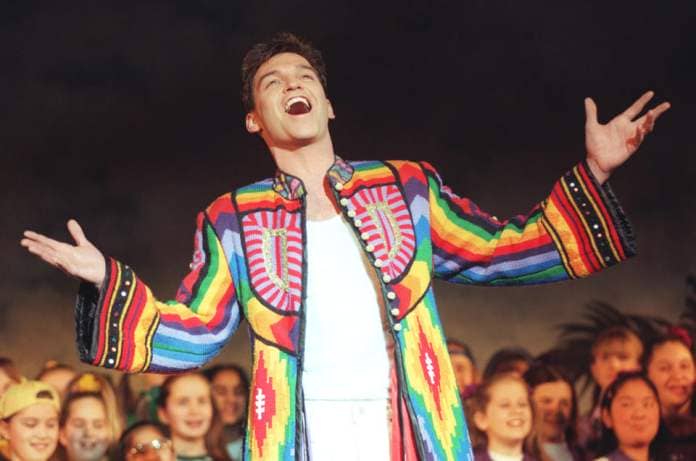 Phillip Schofield takes the title role in Joseph and the Amazing Technicolour Dreamcoat, which returns to London for a limited nine-week season. The Andrew Lloyd Webber/Tim Rice hit musical will open at  the Hammersmith Apollo from 27 February.   (Photo by David Cheskin - PA Images/PA Images via Getty Images)