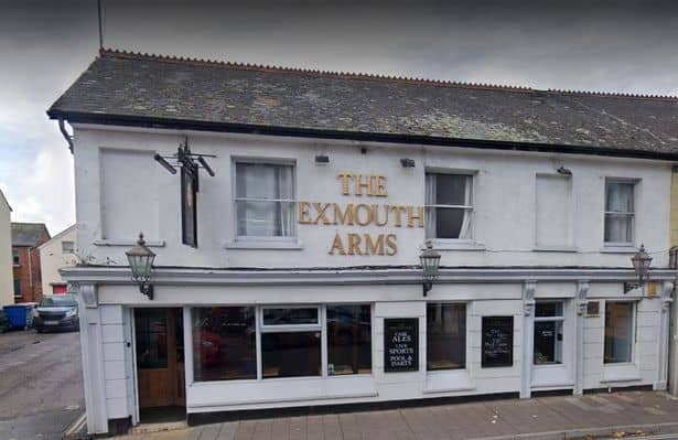 The Exmouth Arms in Exmouth