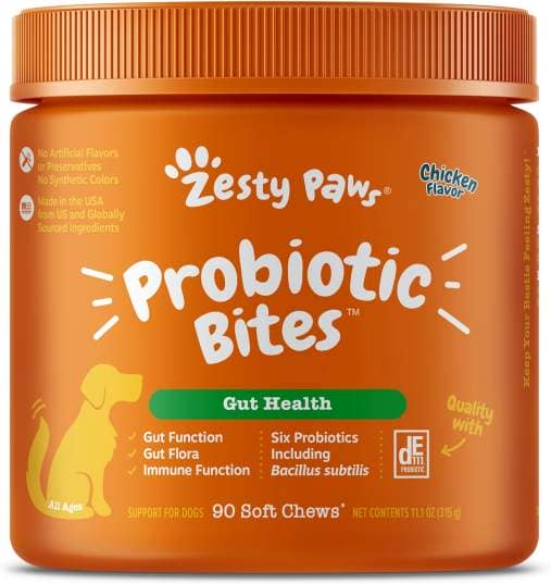 Zesty Dog Probiotic Chews