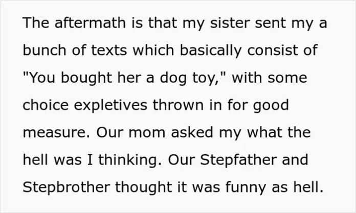 Sibling Buys Sister's Toddler A Dog Toy, She Freaks Out