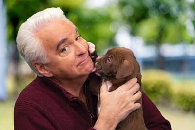 Actor John O'Hurley, National Ambassador for Puppy Food Bank