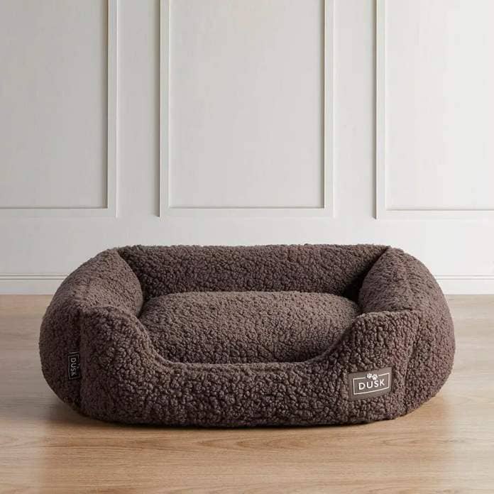 Teddy Basket Dog Bed, Chocolate
