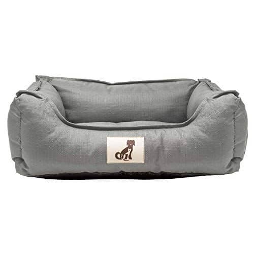 AllPetSolutions Dexter Beds Soft Waterproof Washable Hardwearing Basket Dog Bed (M, Grey)