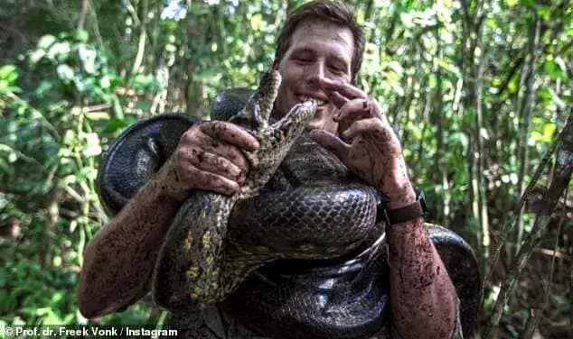 Dutch researcher Freek Vonk, who helped discover the snake, shared he was 'sad and angry' after hearing the news and called the anaconda's killers 'sick.'