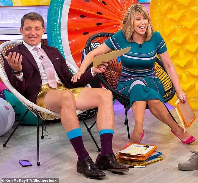 Former Good Morning Britain lead Ben had his final show on February 23 and is leaving his 'on-screen wife' Kate Garraway after nearly 20 years
