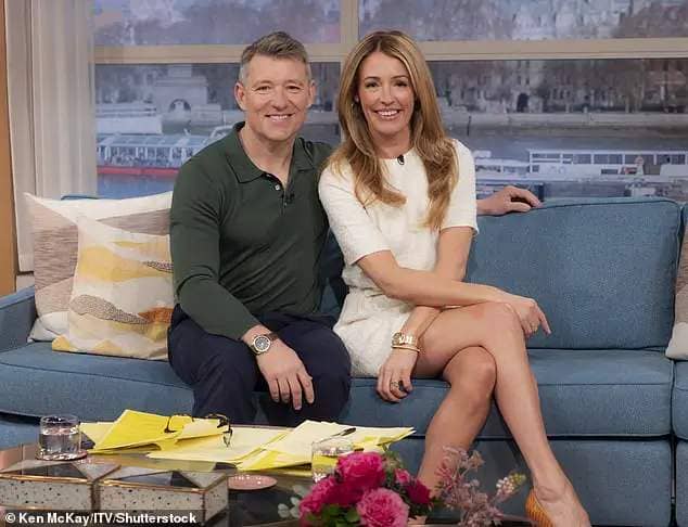 Deeley showed off her legs as she took the famous This Morning sofa with Ben Shephard for her hosting debut on Monday