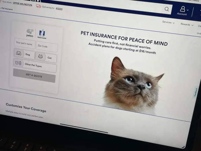 Nationwide and Petco announce a new pet health insurance offering.