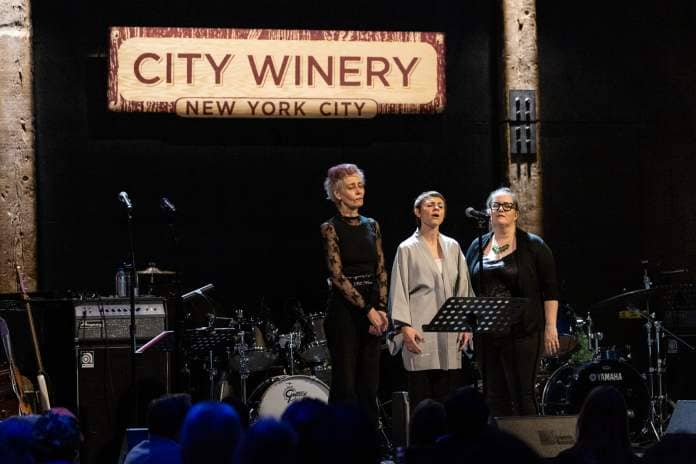 Joy Askew, Kat Edmonson, and Amy Cervini at Sinéad & Shane Rehearsal at City Winery