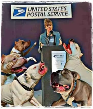 Victoria Stilwell and United States Postal Service.