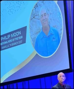 Phillip Moon letter carrier hero of the year 2023.