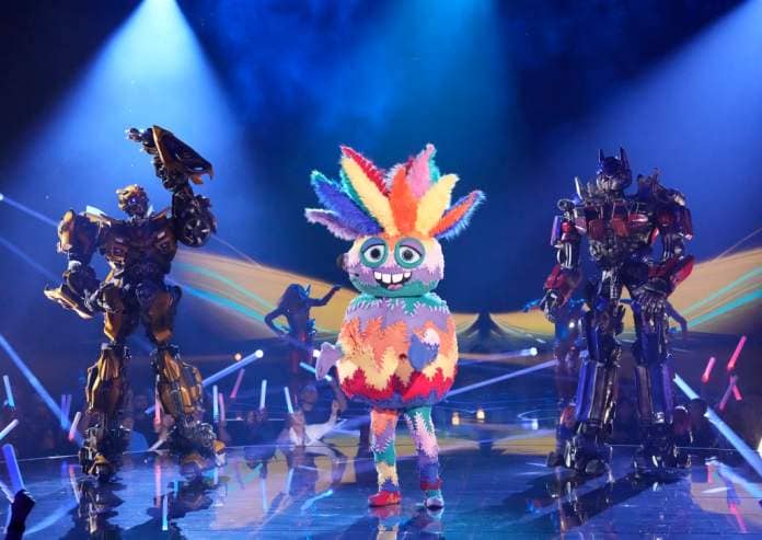 THE MASKED SINGER: Ugly Sweater in THE MASKED SINGER “Transformers Night” episode airing Wednesday, April 10 (8:00-9:02 PM ET/PT) on FOX. CR: Michael Becker / FOX. ©2024 FOX Media LLC.