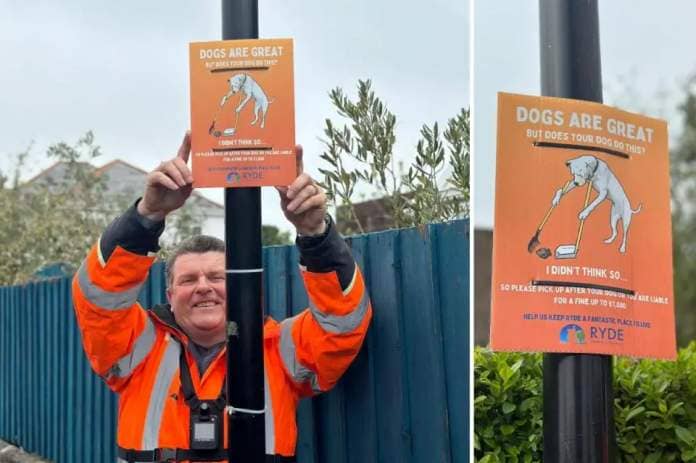Ryde Town Council's dog fouling poster <i>(Image: Ryde Town Council)</i>
