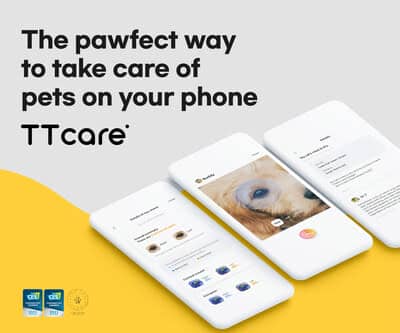 TTcare. Pet parents can check their pet’s health condition and ask vets at home