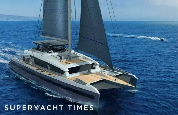 CAT 100 yacht exterior design